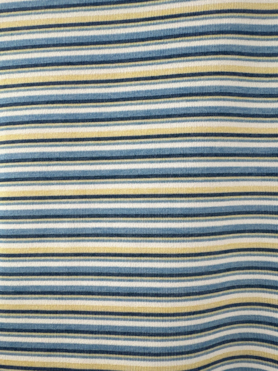 Men’s Peter Millar XL Blue, White, Black Striped Golf Polo