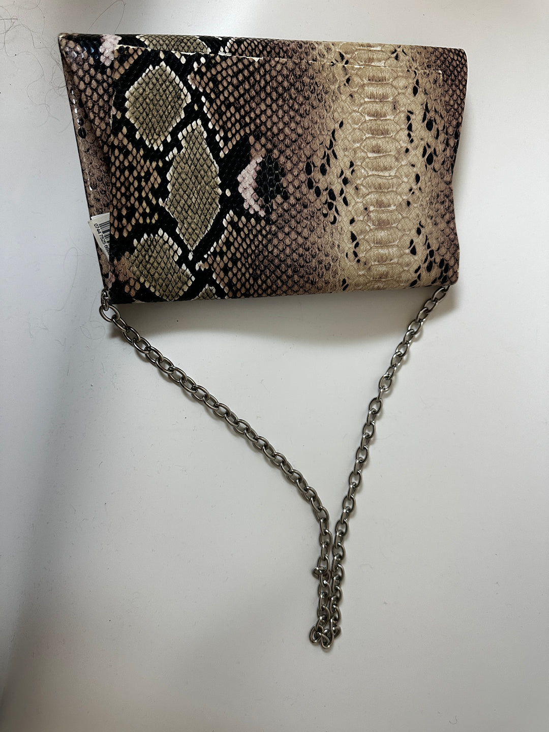 Tasha Nordstrom Snakeskin Print Envelope Clutch Chain Crossbody Bag