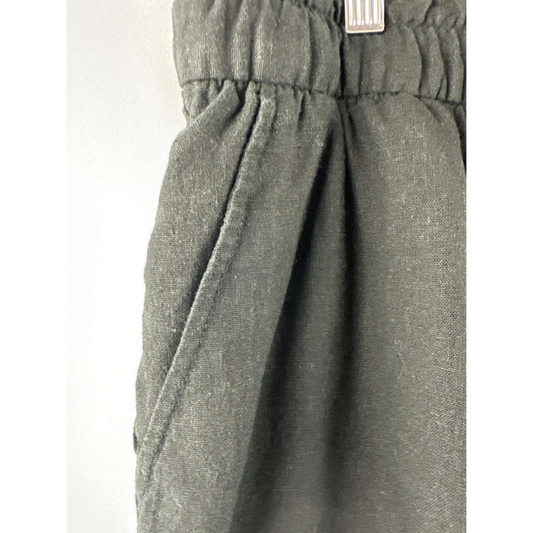 Women’s Gap Jet Black Linen Shorts Size L