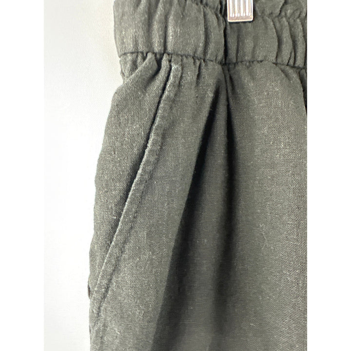 Women’s Gap Jet Black Linen Shorts Size L