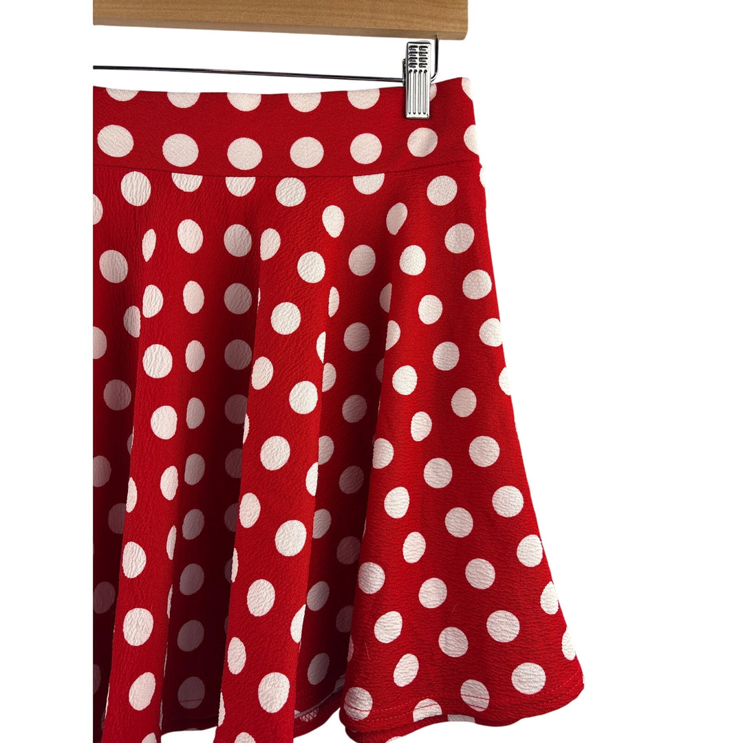 Women’s Urban Coco Large Red w/ White Polka Dot Skirt