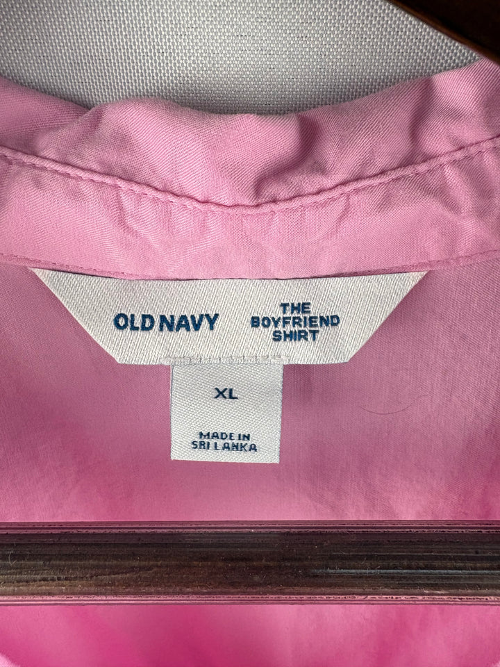 Women’s Old Navy XL Bubblegum Pink Button Up Shirt