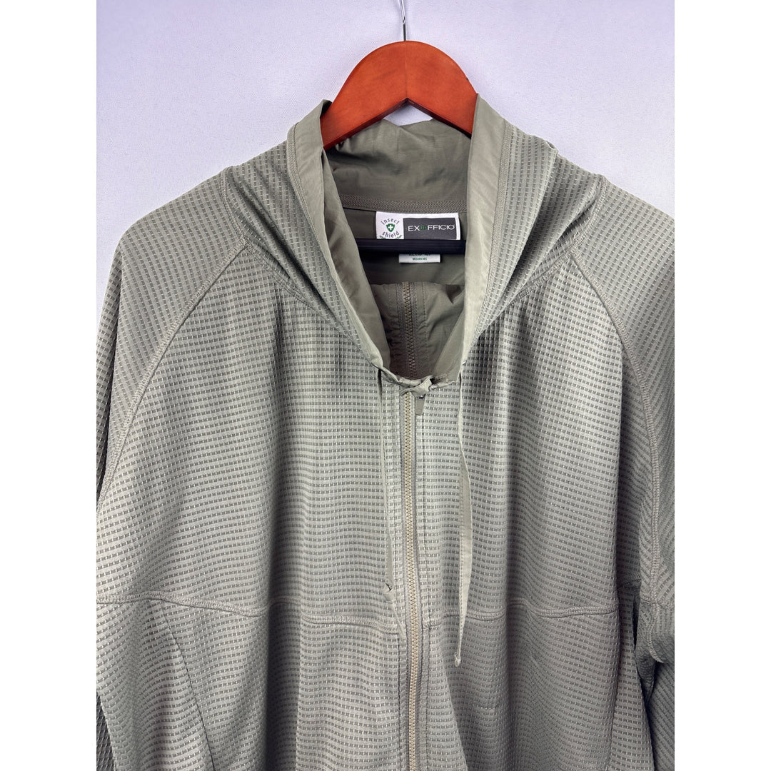 Women’s Exoffice XL Army Green Long Sleeve Windbreaker