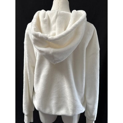 Women’s Xhilaration White Comfy Hoodie Sz L