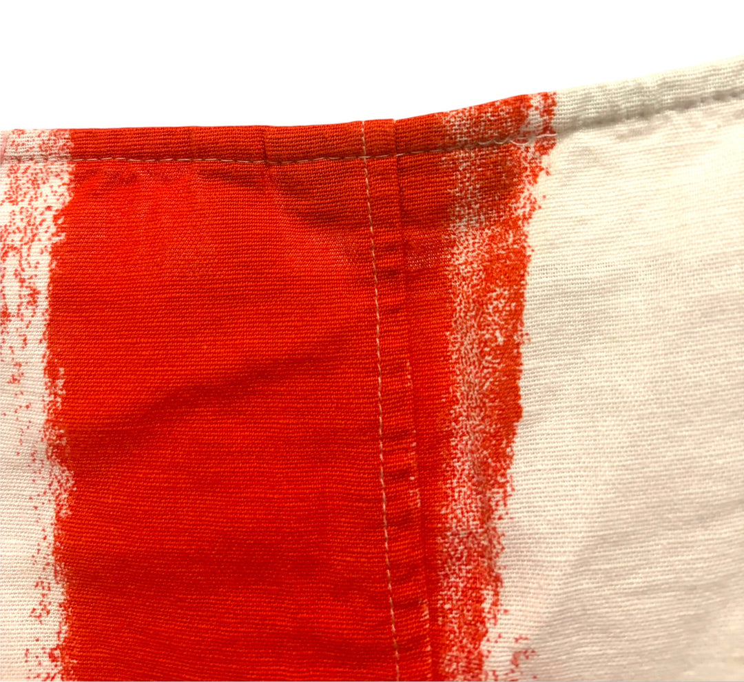 ASOS Design Red White Striped Cotton Linen Maxi Dress Size 10 NWT Resort Vacation
