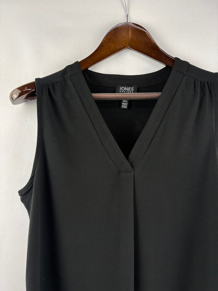 Women’s Jones New York Medium Black Sleeveless Blouse