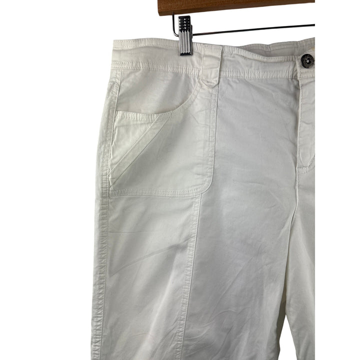 Women’s Style&Co Size 16 White Capri Pants
