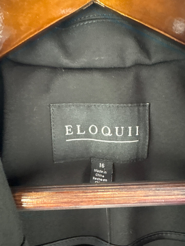 Women’s Eloquii Size 16 Black Oversized Blazer