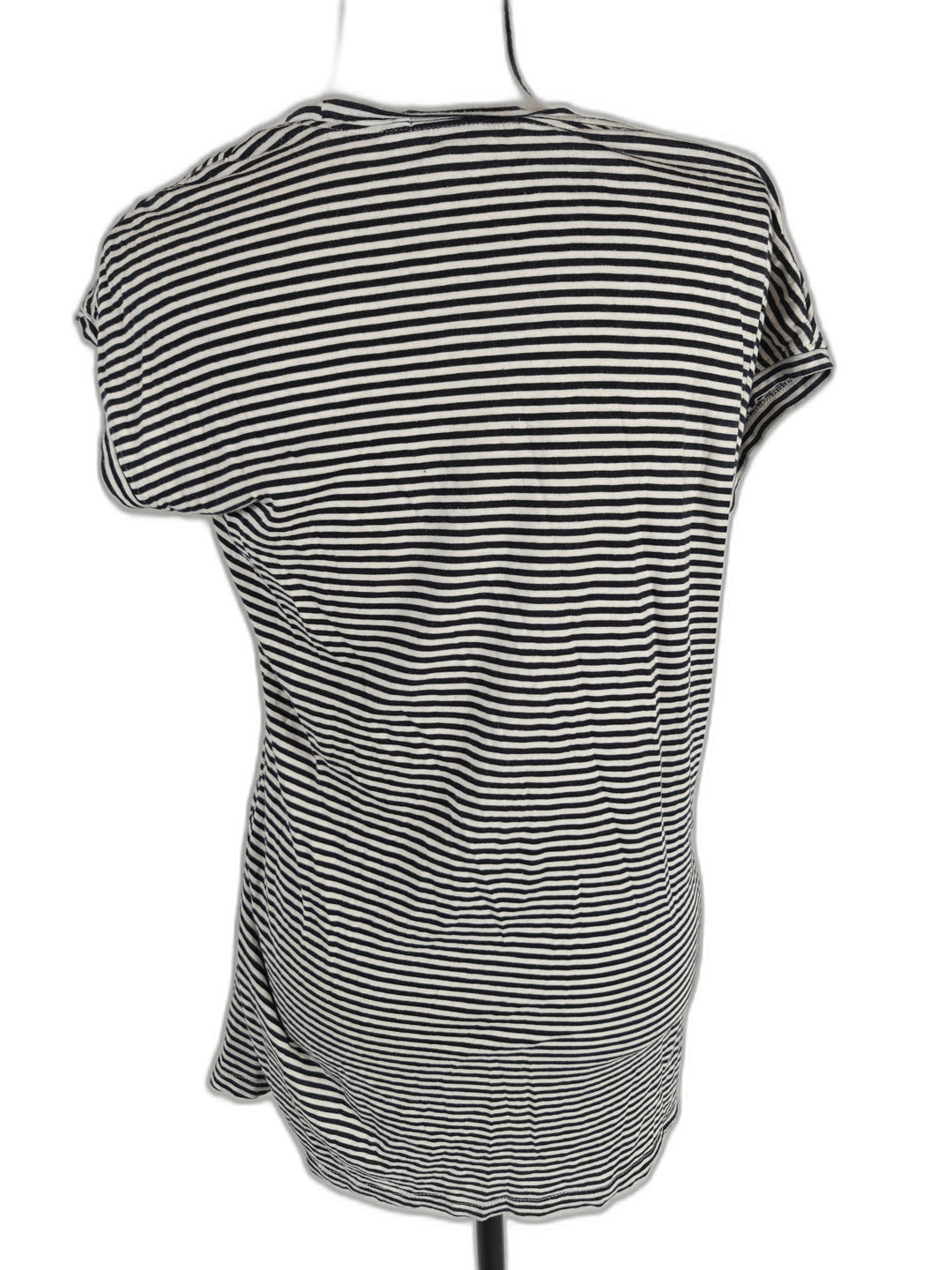 Womens Vince Tunic Top Navy White XS