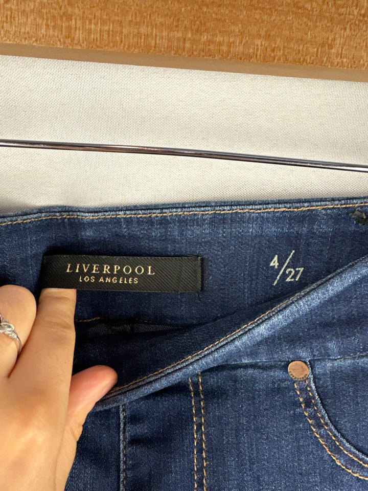 Women’s Liverpool Size 4/27 Dark Blue Skinny Jeggings