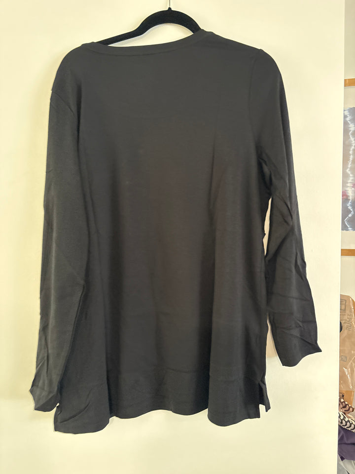 Issac Mizrahi Black Long Sleeve