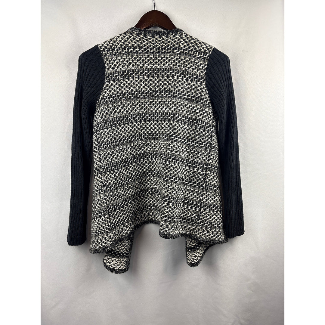 Women’s Charter Club XS Black & White Knit Cardigan
