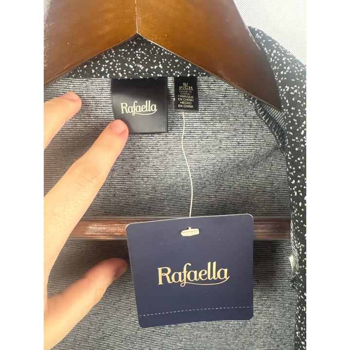 Women’s Rafaella Small Black Blazer w/ White Polka Dots