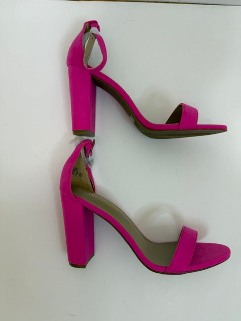 DREAM PAIRS Bright Pink Block Heel Sandals NWT Sz10