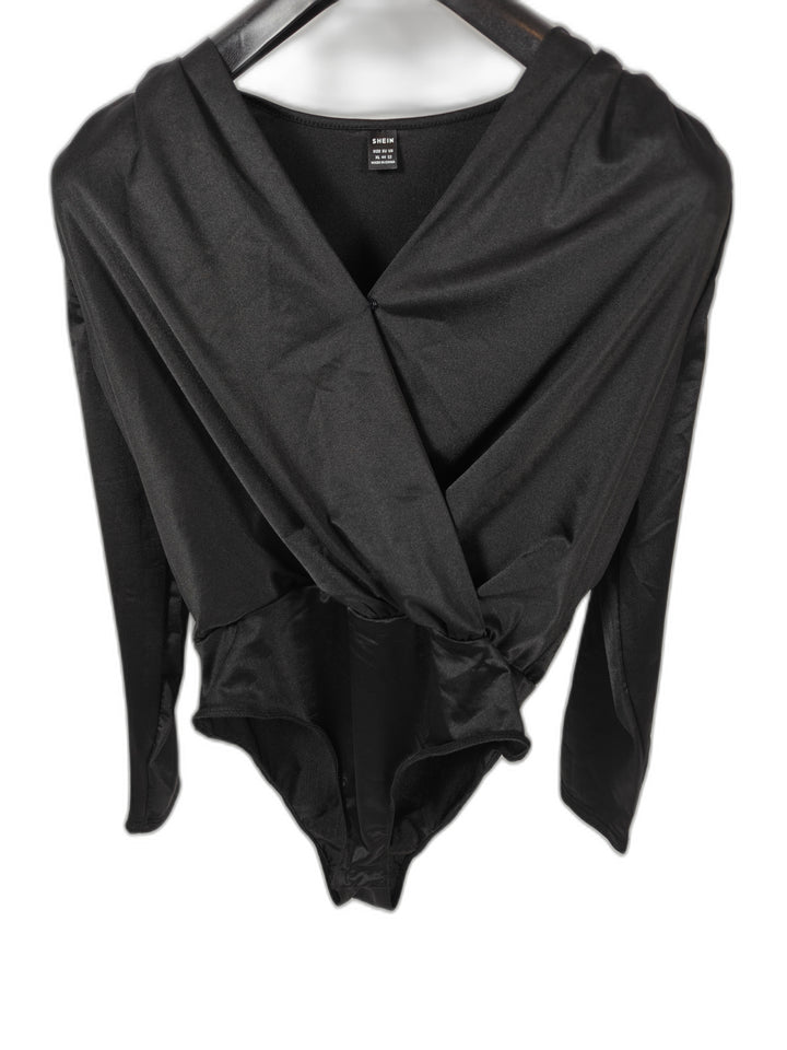 Womens SHEIN Bodysuit Black XL