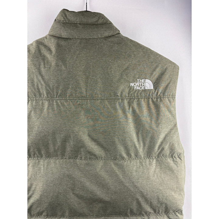 Unisex The North Face Army Green Puffer Vest
