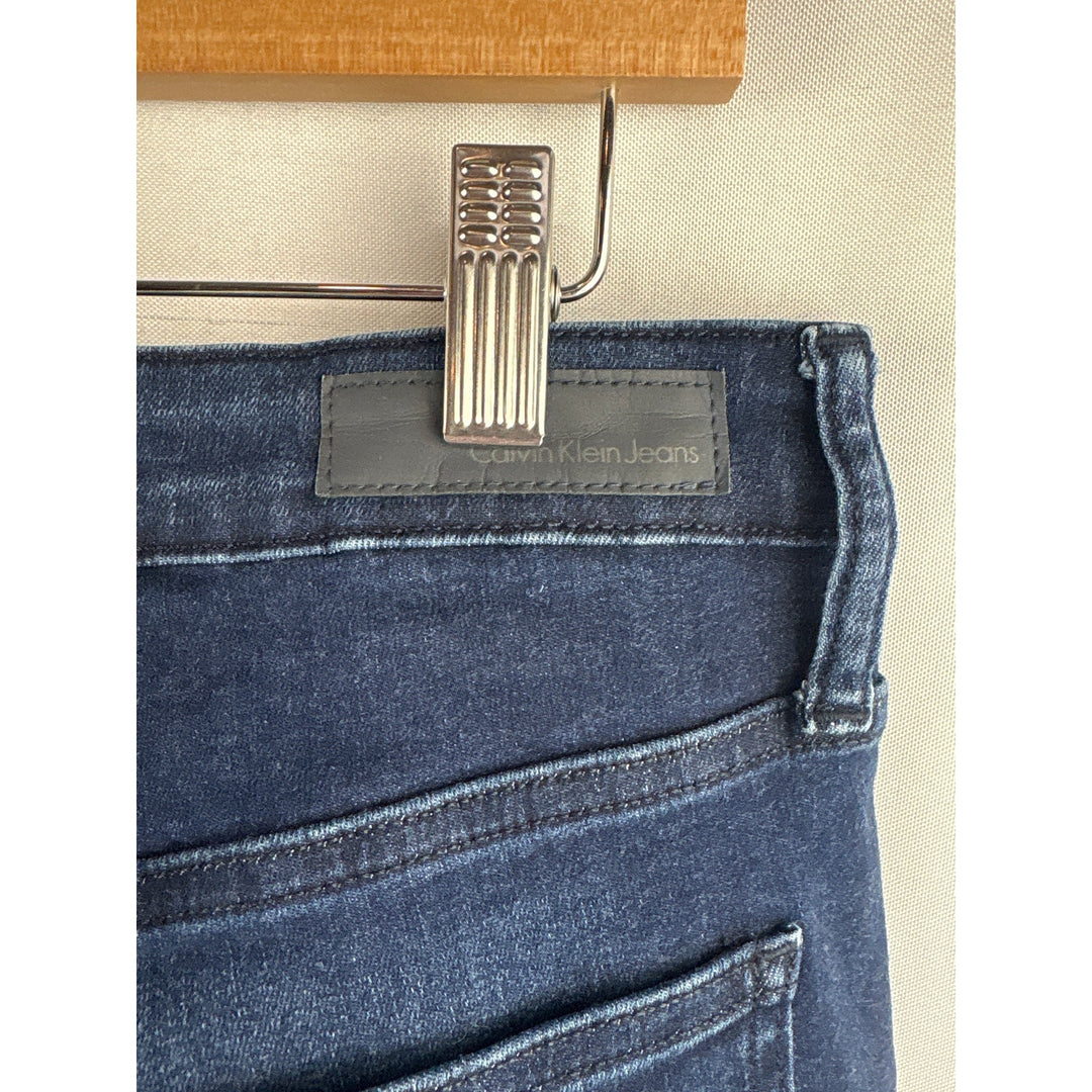 Women’s Calvin Klein Jeans Size 12 Dark Wash Blue Slim Boyfriend Jeans