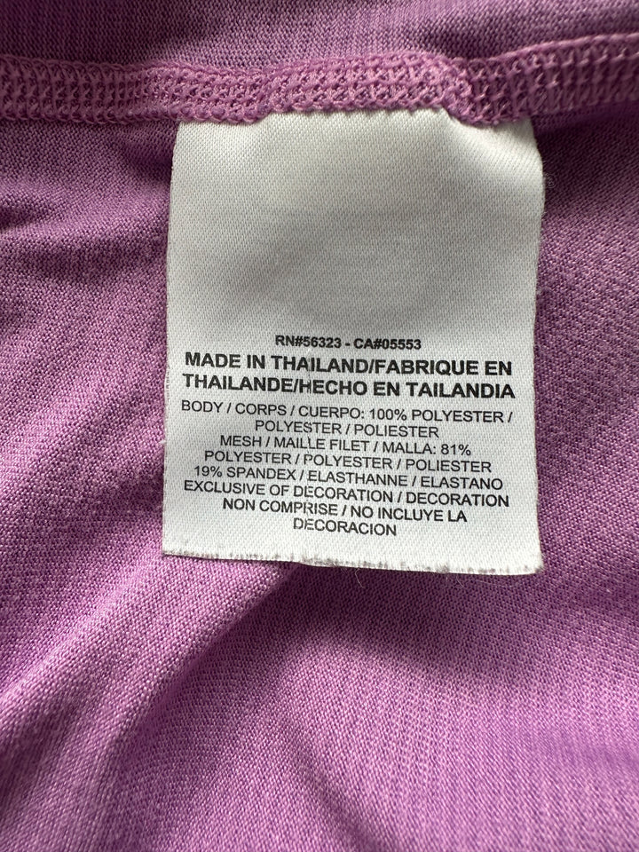 Nike Womens Dri Fit Purple Loose Fit Tank Top Just Do It Strap Athletic Size S