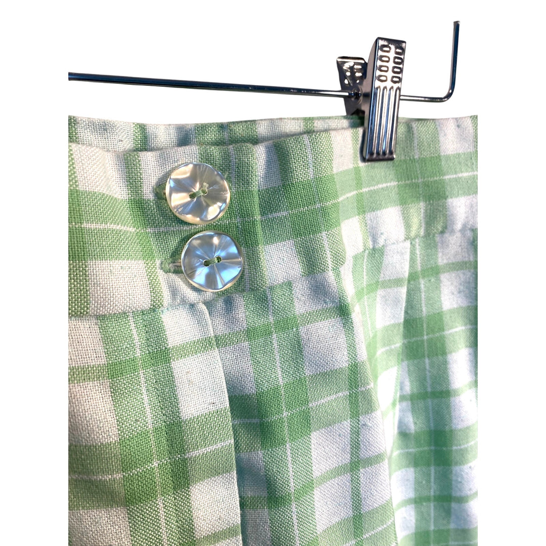 Vintage One of Kind 1960's Green Pants Suit