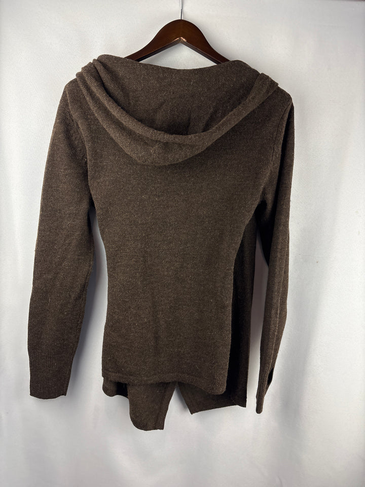 Women’s Betabrand L/XL Chocolate Brown Wrap Cardigan