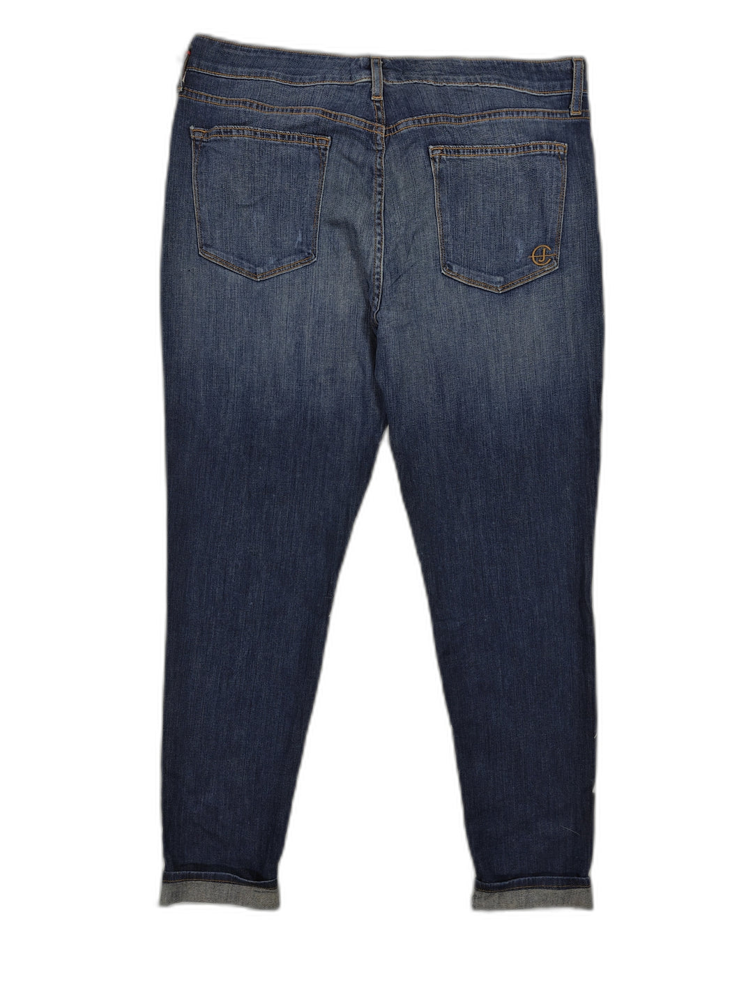 Womens CJ by Cookie Johnson Skinny Jeans Blue Size 34