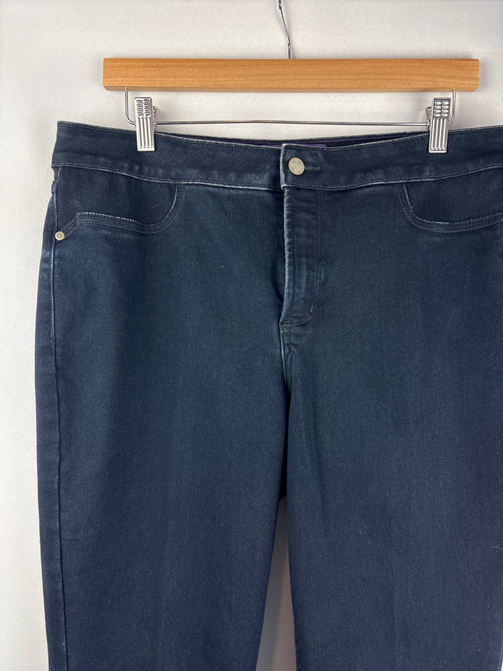 Women’s Not Your Daughters Jeans Size 14 Dark Blue Jeggings