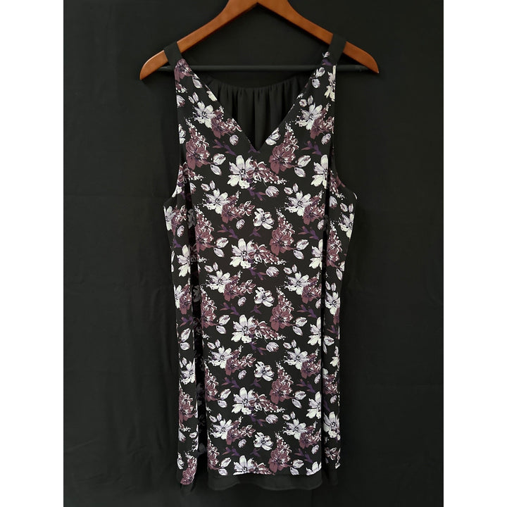 41 Hawthorn Black Floral Sundress Sleeveless Size L
