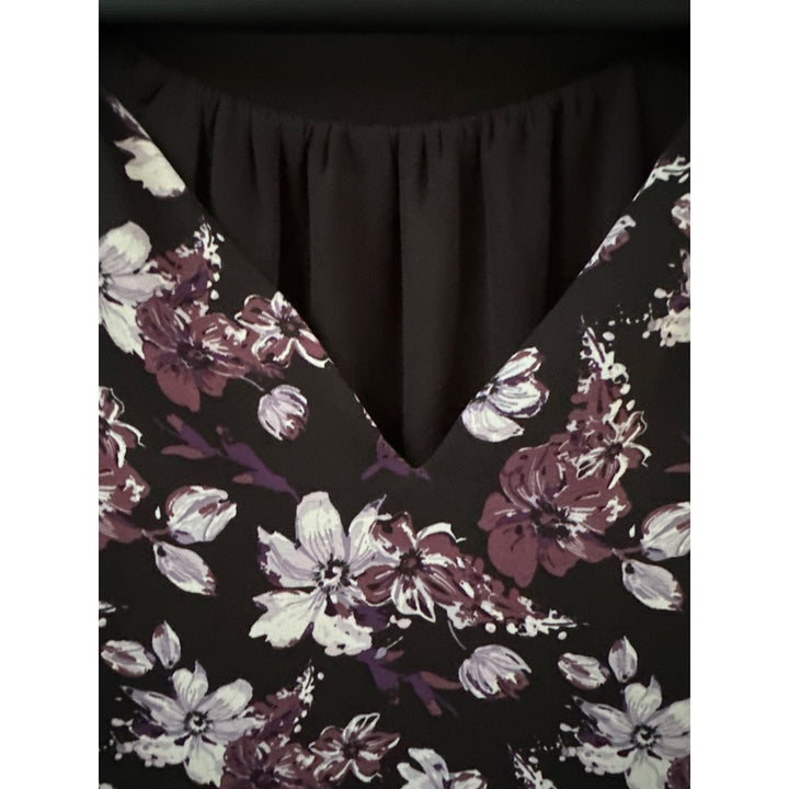 41 Hawthorn Black Floral Sundress Sleeveless Size L