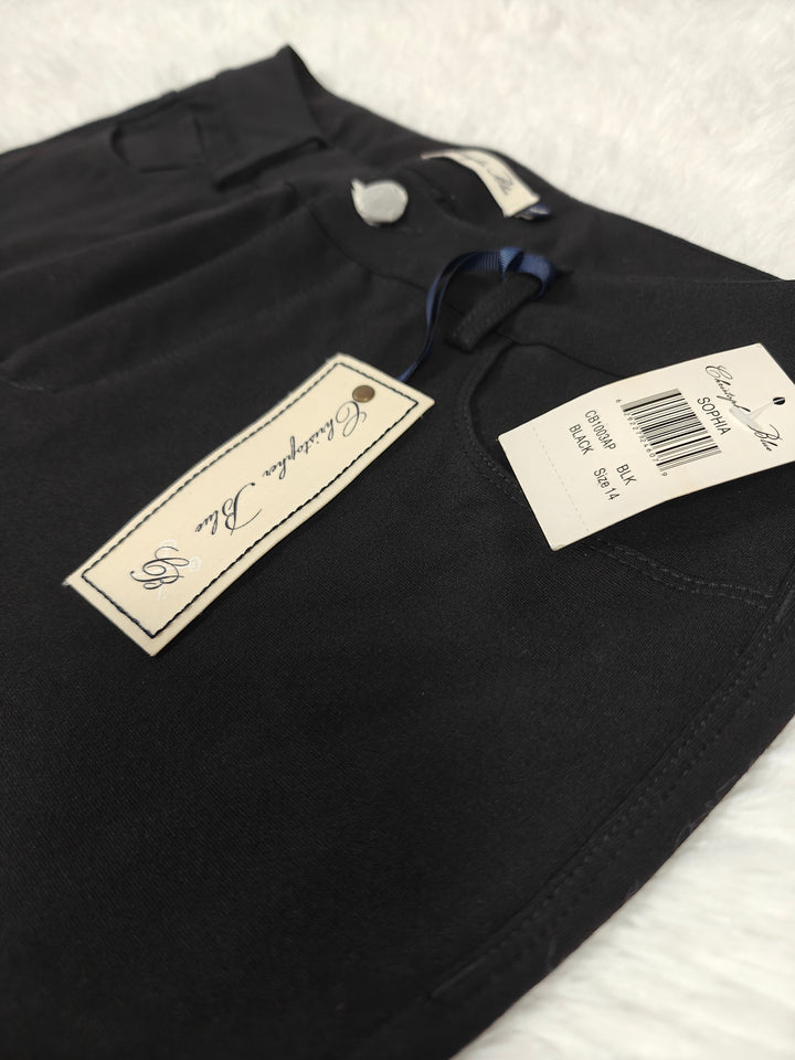 Womens Christopher Blue Sophia Straight Leg Stretch Jeans Black Size 14 NWT