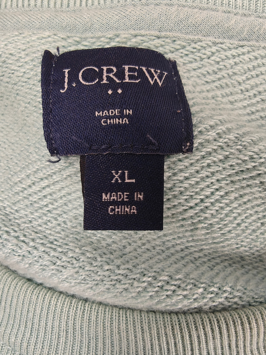 Men’s J.Crew Crewneck Sweatshirt Mint Green XL