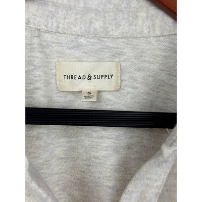 Women’s Thread & Supply Crème Polo Sweater Sz S
