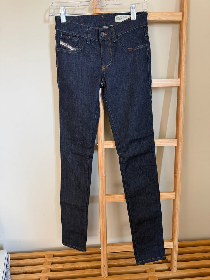 Diesel Industry Dark Wash Stretch Skinny Jeans Size 24