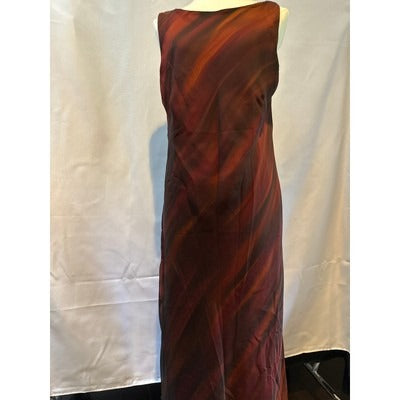 Connected Apparel Sleek Redish Sleek Dress Sz L