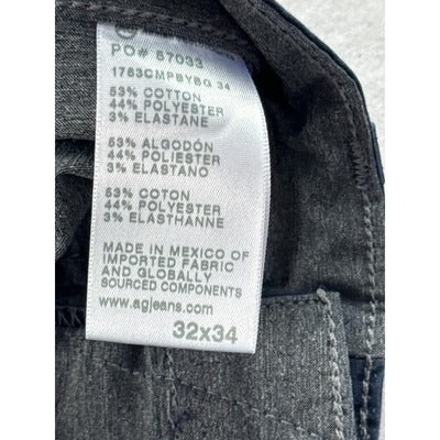 Men’s AG Los Angeles Dark Blue Wash Modern Slim Jeans Sz 32