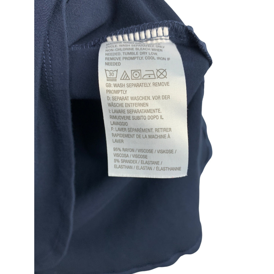 Attitudes By Renée Womens Navy Sleeveless Tank Top S