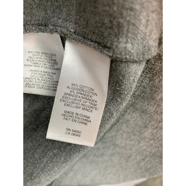 Jones New York Signature Hoodie Jacket M Gray Cotton/Spandex Womens