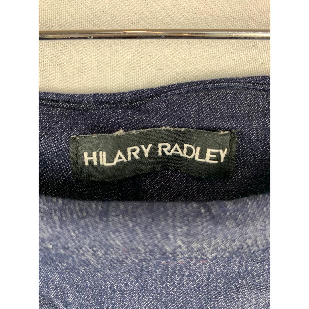 Hilary Radley Womens Denim-Look Pants S