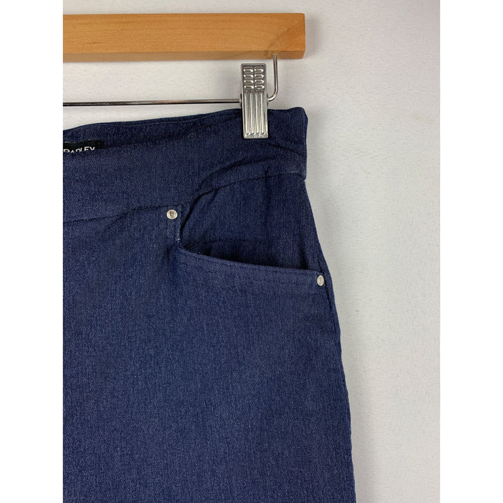Hilary Radley Womens Denim-Look Pants S