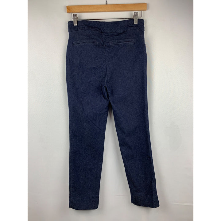 Hilary Radley Womens Denim-Look Pants S