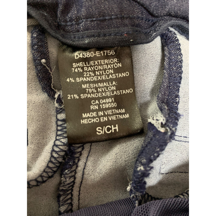 Hilary Radley Womens Denim-Look Pants S