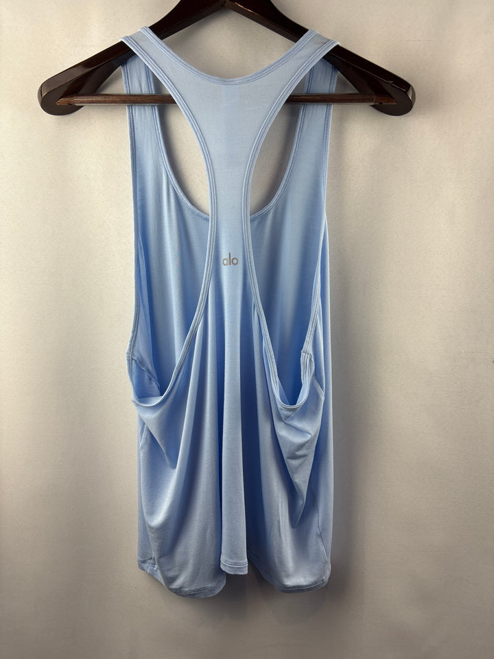 Women’s alo Large Sky Blue Racerback Sports Tank