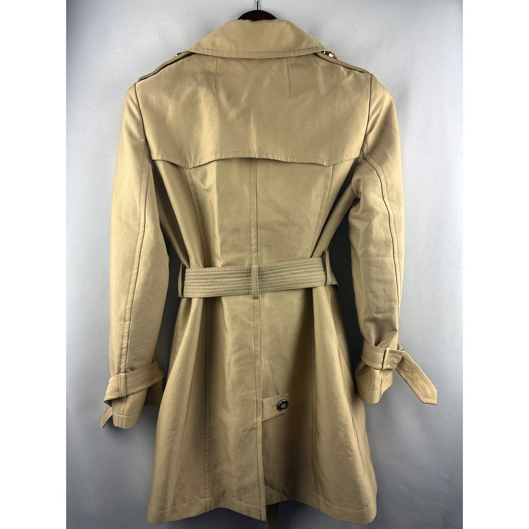 Women’s Kenneth Cole Mid length Beige Trench coat Size M