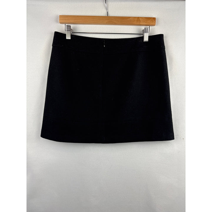 Women’s Kenar Size 6 Black Wool Mini Skirt