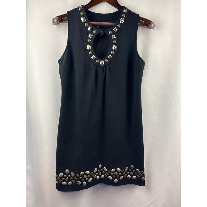 Women’s INC International Concepts Size 8 Black Sleeveless Midi Dress