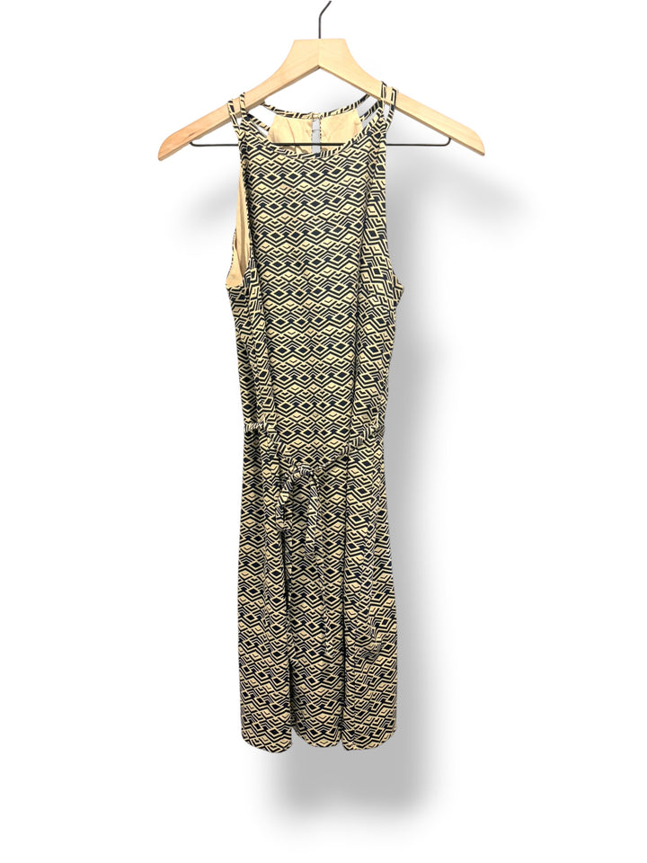 Banana Republic Geometric Print Tie Waist Dress Size S NWT Work Career Midi