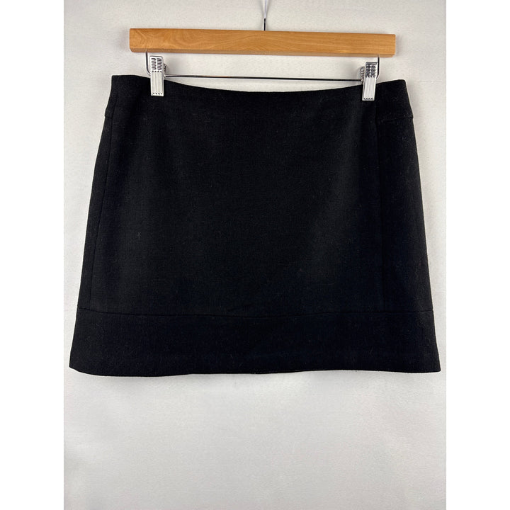 Women’s Kenar Size 6 Black Wool Mini Skirt