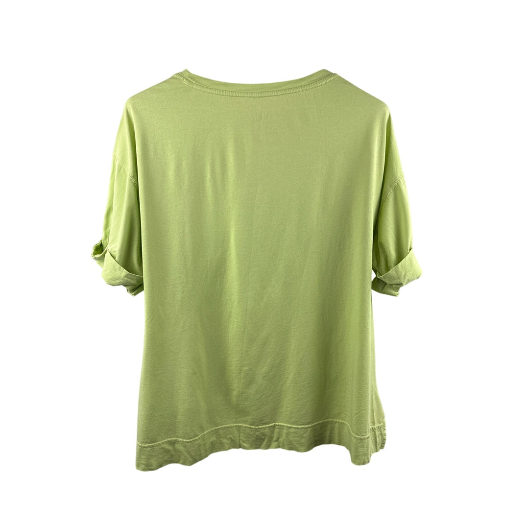 Women’s LOGO Principals Large Leaf Green Short Sleeve Shirt