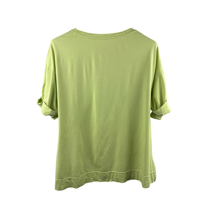 Women’s LOGO Principals Large Leaf Green Short Sleeve Shirt