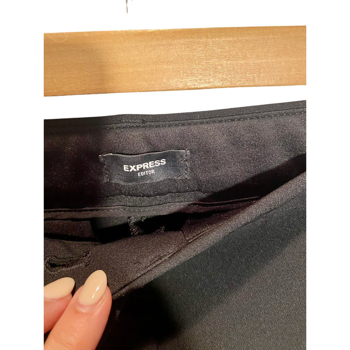 Express Editor Women's Black Slacks Size 10S