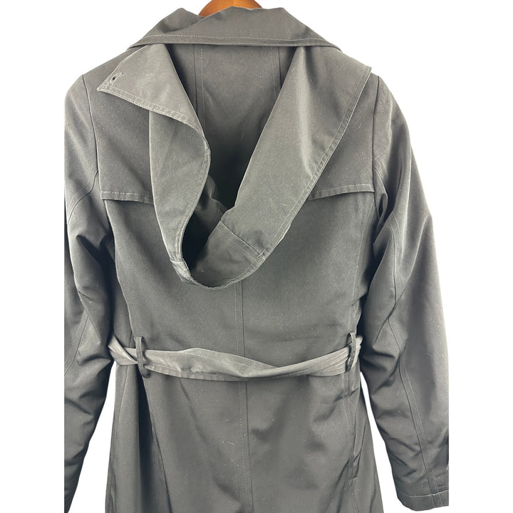 Women’s Fleet Street Black Trench coat w/removable liner Size 6P